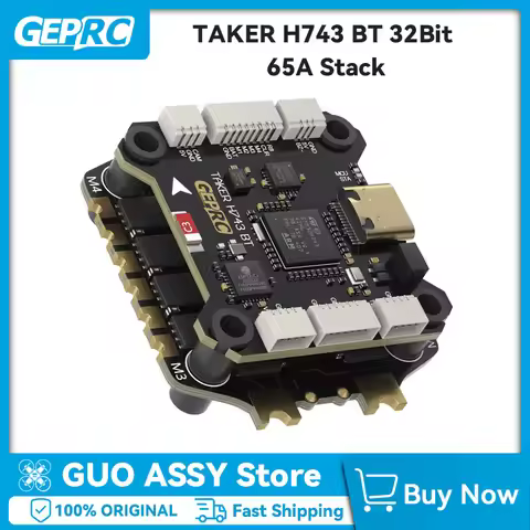 GEPRC TAKER H743 BT 32Bit 65A Stack H65_8S_32Bit 65A 4IN1 ESC