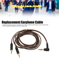 KAIKXIN Aux Cable, 120cm/47.2in Plug and Play Earphone Replacement Cable, Flexible 3.5mm to Dual 2.5