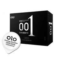 [3 & 10 Bao] Bao Cao Su OLO HA Zero One Đen Siêu Mỏng 0.01mm Nhiều Gel Bôi Trơn