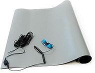 Bertech ESD High Temperature Mat Kit, 2.5 Feet Wide x 3 Feet Long x 0.08 Inches Thick, Gray, Include