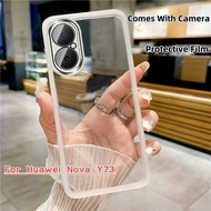 For Huawei Nova Y73 4G Casing For Huawei Nova Y73 Y73 NovaY73 4G 2025 Phone Case Soft Clear Square P