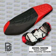 Cover Jok Pelindung Jok Motor Model Nmore (Pakai Karet) #VarioBeatScoopyPcxNmaxAerox