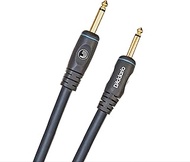 D'Addario Accessories Custom Series Speaker Cable - Straight 1/4 Inch Male to 1/4 Inch Male Ends - E