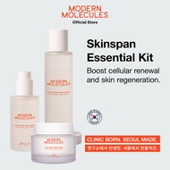 Modern Molecules Skinspan Essentials Kit | Anti-Aging, Gentle Exfoliation, Cellular Regeneration