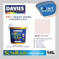 Davies Sun and Rain Elastomeric Waterproofing Paint - Ready Mixed Colors (16L - Tin/Pail Size)