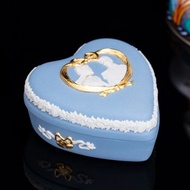 情人結婚禮贈 Wedgwood 迪士尼 灰姑娘愛心瓷盒 首飾盒