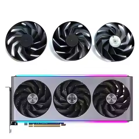 New cooling fan FD10015M12D 95MM RX 7900 XT GPU fan for Sapphire nitro + AMD Radeon RX 7900 XT 7800X