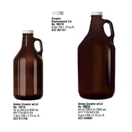 Libbey Amber Growler with Lid
