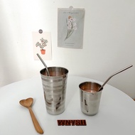 Aesthetic korean stainless glass, aesthetic glass, beautiful glass