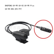 UV9R UV9RPlus UV-XR BF-A58 ptt u94 penyesuai walkie-talkie radio set kepala taktikal