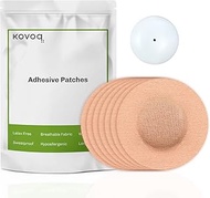 Kovoq Freestyle Libre Sensor Covers, 25 Pack Adhesive Patches Waterproof & 1 Pack Reusable Hard Shel