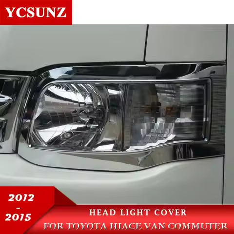 2012-2015 Head Lights Cover For Toyota Hiace Commuter Van 2012 2013 2014 2015 Accessories Exterior P