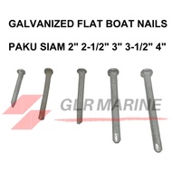 [KG] PAKU SIAM (2" - 4") PAKU THAILAND GRADE A MOTOR SINGAPURA / GALVANIZED FLAT BOAT NAILS 3"  - GL