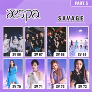 AESPA KPOP POSTER SAVAGE PART 5