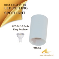 Aspire Lightings Ceiling Spotlight LED GU10 Easy Replace Bulb White Color Casing Entrance Yard Store