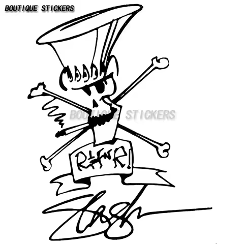 SLASH VINYL DECAL les paul epiphone gibson sticker guitar guns n rosePVC