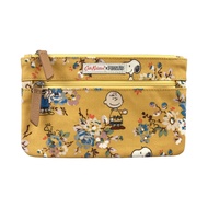 <905>Cath Kidston x Peanuts Special Edition Canvas Double Zip Pouch Snoopy Kingswood Rose Pattern Mu