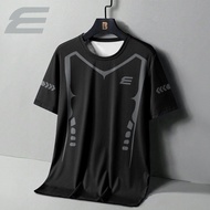 MALAYSIA ELGINI Mens sports T-shirts short-sleeved tops sweat-absorbent and breathable fabrics soft 