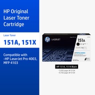 HP 151A / 151X Black Original LaserJet Toner Cartridge  ตลับหมึกเลเซอร์สีดำ