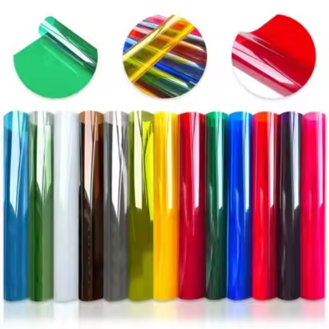 A4 Clear Film Plastic Sheet DIY Transparent PVC Sheet For Photography Flash Color Filter Gel Film Co