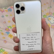 iPhone 11 Pro Max Silver 256 GB imei resmi terdaftar kmenperin, sinyal aktif all operator. Garansi i