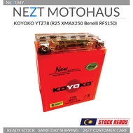 Koyoko YTZ8 G2 Gel Battery R25 XMAX RFS KLX150