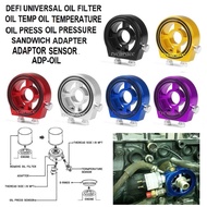 Oil Filter adaptor, Sandwich adapter, Oil Temperature Pressure Sensor, +Oil Cooler Adapter