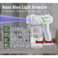 [READY STOCK] Q800 Nano Blue Light Atomizer | Nano Mist Spray Gun | 800ML | Wireless Portable | UV L
