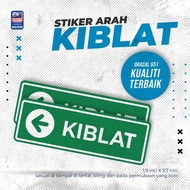 sticker arah kiblat/qibla