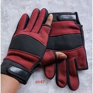 OPEN 2-FINGER MOTORCYCLE GLOVES OPEN TELUNJUK THUMB GLOVES