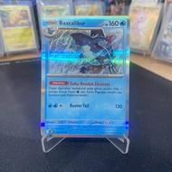Baxcalibur 027 /071 Holo Foil sv2p 1 TCG Pokemon Mara Bahaya Indonesia 2023