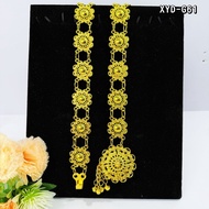 Vintage Jewelry Thai Pattern Belt Costume