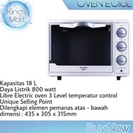 Termurah Sharp Oven Listrik Eo18L/Oven Listrik Sharp Low Watt