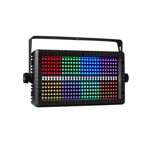 60W Mni LED Strobe RGB 3in1 8 Zone +White 8000K 4Partition DMX Super Bright Dj Wash Bar Strobe Stage