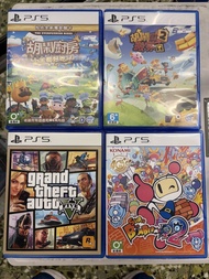 Ps5 games overcook1+2  胡鬧搬家  gta5  炸彈人2