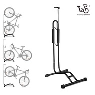 T2P 3-in-1 Vertical Bicycle Floor Stand Space-Saving Upright Parking & Maintenance Rack