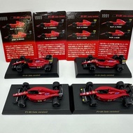 F1 Ferrari Kyosho 1/64 collection F1-91 27 A. PROST 28 J. ALESI & F1-89 27 N. MANSELL 28 G. BERGER W