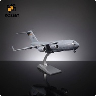 KOZEEY Die-Cast C-17 Airplane Display Stand C-17 Heavy Lifter Model Gift Idea 1:200 Scale Airplane M