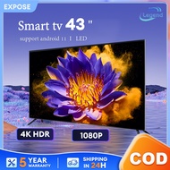 EXPOSE  Android Smart TV android 4k 32 Inch Television 4K UHD 50 Inch Android 12 TV (40"/43"/55') LED Wifi TV 32 Inch Android TV Murah