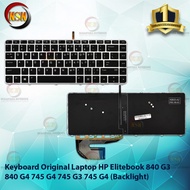 Laptop Keyboard Original hp ELITEBOOK 840 G3 840 G4 745 G4 745 G3 745 G4 Backlight (Black)