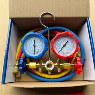 ⚡COD⚡เกจน้ำยาแอร์ เกจเติมน้ำยาแอร์ R22 R32 CT-536G เกจ์พร้อมสายน้ำยาแอร์ R22 สายเกจวัดน้ำยาแอร์ สาย3