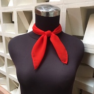 MERAH HIJAU BANDANA NECK SCARF RETRO HEADBAND FOR WOMEN Wanita ACCESSORIES SILK CERUTI SQUARE TRIANG