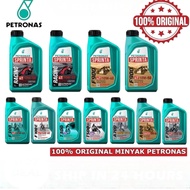 100% ORIGINAL PETRONAS MOTORCYCLE OIL RACING SPRINTA 4T 2T ESTER PLUS MINYAK HITAM PETRONAS F700 FUL