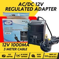 (LMX) 12v 1000mA AC/DC Adaptor 12v1000mA Buaian Baby Cradle Adapter 12v 1a AC to DC Power Supply Ada