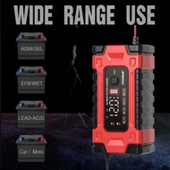 全自動 12V 10A 汽車電池充電器帶 LED 顯示數據脈衝修復充電器濕乾鉛酸電池  amsckp Full Automatic 12V 10A Car Battery Charger with L