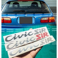 civic sir Sticker Used For honda eg 3 Doors 3 Outer Genuine honda civic civic sticker car sticker