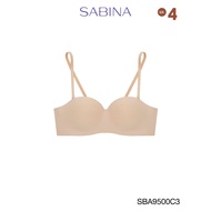 Sabina Doomm Level 4 Bra Strapless No Underwire Code SBA9500C3-Dark Flesh Color