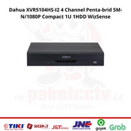 Dahua DVR 4CH XVR5104HS-I2 4 Channel Penta-brid 5M-N/1080P Compact 1U 1HDD