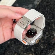 FENKAN | Dây Đeo Đồng Hồ Thoáng Khí Nylon Dẻo Dài Cho Apple Watch Series 10/S9/8/7/6/5/4/3SE và Ultr