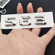 Mercedes Benz S63 Emblem High Quality S63 Mercy Rear Trunk Emblem/